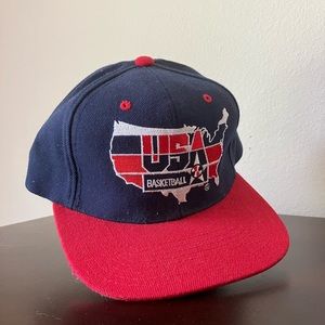 USA Basketball Pro Player VTG wool snapback